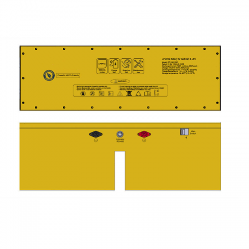 Golf cart lithium battery 48V 120Ah LiFePO4 battery